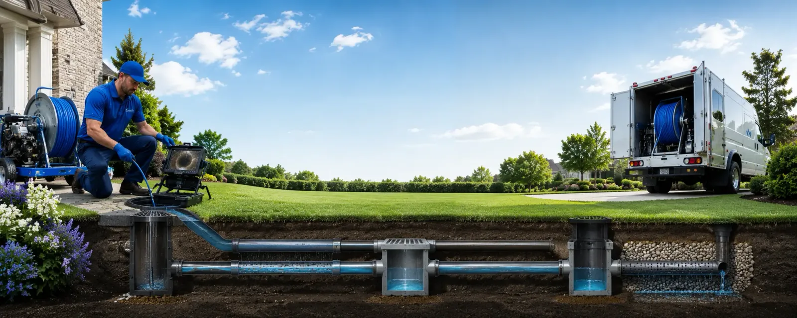 Outdoor drain cleaning information for Beeson, WV